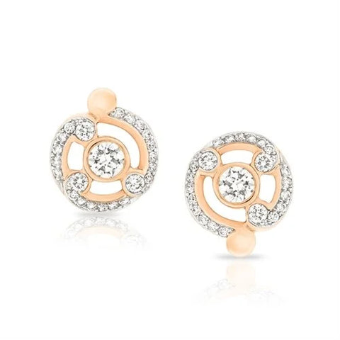 Forever Rose Gold Diamond Stud Earrings