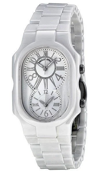 Philip Stein Signature Large White Ceramic - 2-CW-MW-CW