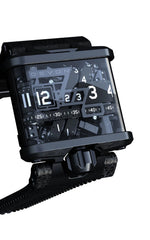 Tread 1-E Black Steel with White Numbers