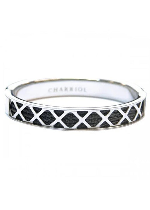 Charriol Forever Bangle | Black Steel | Ref 04-03-1139-1