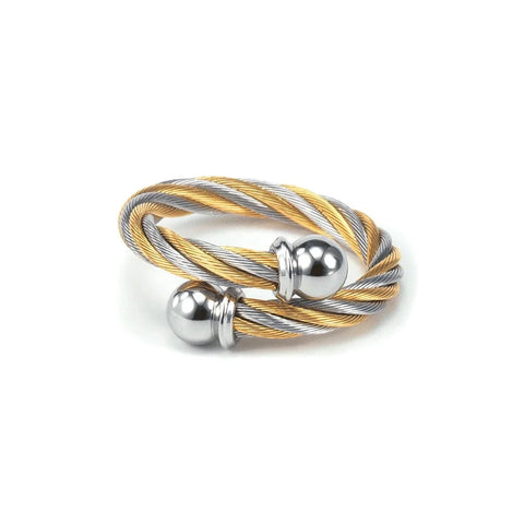 Charriol Celtic Ring | Steel & Yellow Gold | Ref 02-801-1216-0