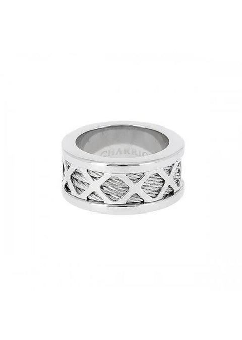 Charriol Forever Ring | Stainless Steel, Size 56 | Ref 02-01-1139-1