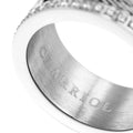 Charriol Forever Magnifique Ring — Steel & 88 CZ Stones — Ref. 02-101-1139-41 — view 3