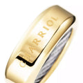 Charriol Celtic® Dream Ring — Steel Cable & Yellow Gold PVD — Ref. 02-104-1278-0 — view 2
