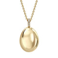 Forever Yellow Gold Egg Pendant