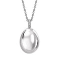 Forever White Gold Egg Pendant