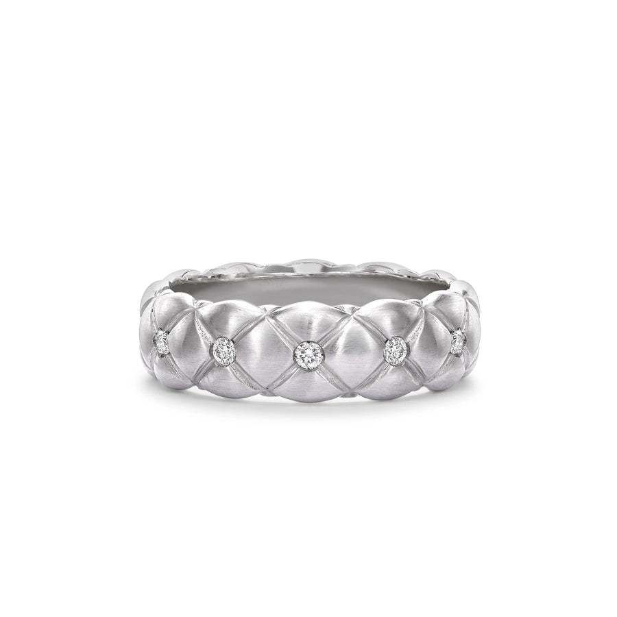 White Gold & Diamond Set Ring