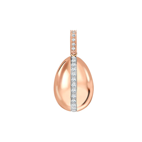 Forever Rose Gold Diamond Egg Charm