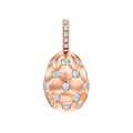 Forever Rose Gold & Diamond Set Egg Charm