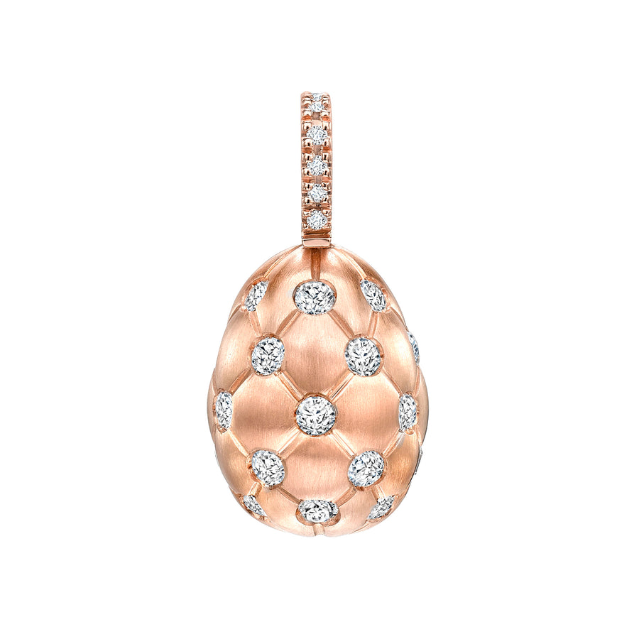 Forever Rose Gold & Diamond Set Egg Charm