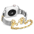Charriol St Tropez Apple Watch Band Steel with YG Decors 38-41MM - AW.560.ST02