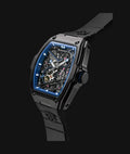 Blackout FL-One Blue with Black Rubber Strap and Folding Clasp