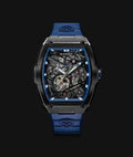 Blackout FL-One Blue with Black Rubber Strap and Folding Clasp