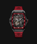 Blackout FL-One Red with Black Rubber Strap and Folding Clasp