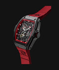 Blackout FL-One Red with Black Rubber Strap and Folding Clasp