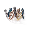 Charriol Celtic® Bangle — Black & Navy Blue — Ref. 04-1401-1217-0 — view 2