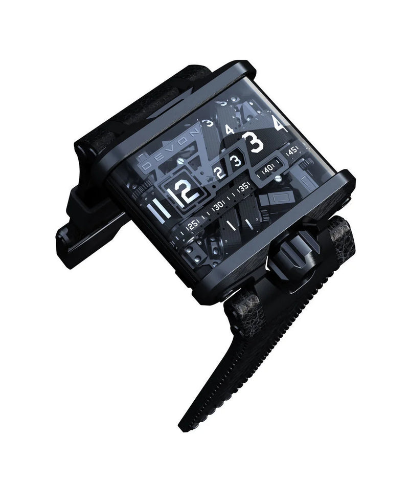 Tread 1-E Black Steel with White Numbers