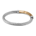 Charriol Better Half Bangle — Stainless Grey & Rose Gold — Ref. 04-102-1273-0 — view 3