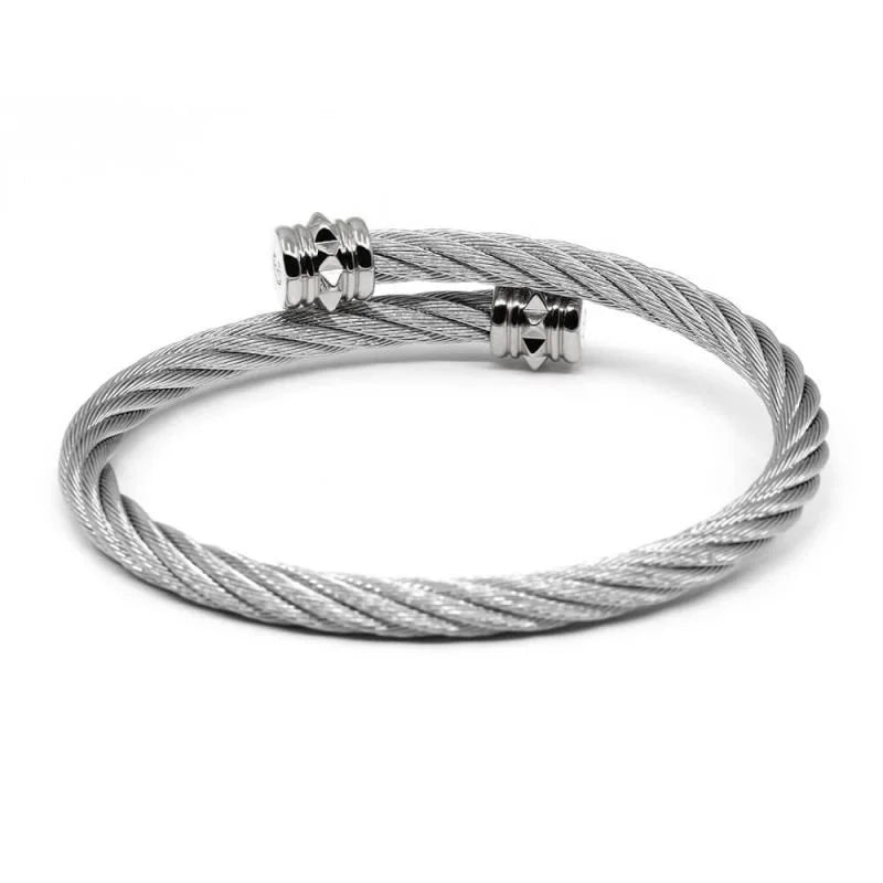Charriol Celtic Clous Bangle | Stainless Steel | Ref 04-101-1268-0