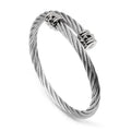 Charriol Celtic® Clous Bangle — Stainless Grey — Ref. 04-101-1268-0 — view 3