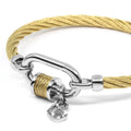 Charriol Forever Lock Bangle — Yellow Gold & Steel — Ref. 04-401-1139-29 — view 2