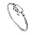 Charriol Forever Lock Bangle — Stainless Grey — Ref. 04-101-1139-29 — view 3
