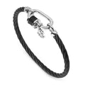 Bangle 'Forever Lock' in Black and Steel (04-301-1139-29)