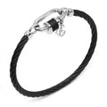 Bangle 'Forever Lock' in Black and Steel (04-301-1139-29)