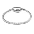 Charriol Forever Lock Bangle — Stainless Grey — Ref. 04-101-1139-29 — view 5