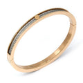 Charriol Forever Thin Bangle — Rose Gold — Ref. 04-102-1139-7 — view 3