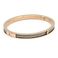 Charriol Forever Thin Bangle — Rose Gold — Ref. 04-102-1139-7 — view 4