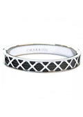 Charriol Forever Bangle — Stainless Silver & Black, Medium — Ref. 04-03-1139-1