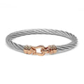 Charriol Xmas at the beach Ibiza Bangle — Stainless Grey & Rose Gold — Ref. 04-102-1214-5