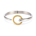 Charriol Infinity Zen Bangle — Steel & Yellow Gold — Ref. 04-401-1232-0