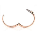 Charriol Infinity Zen Bangle — Rose Gold & Stainless Grey — Ref. 04-102-1232-0 — view 3