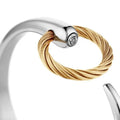 Charriol Infinity Zen Bangle — Steel & Yellow Gold — Ref. 04-401-1232-0 — view 3