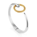 Charriol Infinity Zen Bangle — Steel & Yellow Gold — Ref. 04-401-1232-0 — view 5