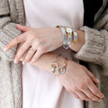Charriol Infinity Zen Bangle — Steel & Yellow Gold — Ref. 04-401-1232-0 — view 6