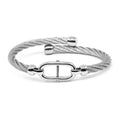Charriol St-Tropez Mariner Bangle — Stainless Grey — Ref. 04-101-1272-2