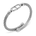 Charriol St-Tropez Mariner Bangle — Stainless Grey — Ref. 04-101-1272-2 — view 3