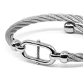 Charriol St-Tropez Mariner Bangle — Stainless Grey — Ref. 04-101-1272-2 — view 4