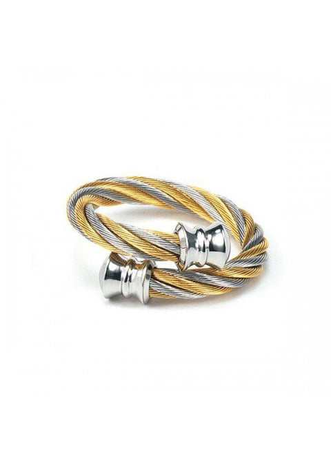 Charriol Celtic Ring | Steel & Yellow Gold | Ref 02-801-1217-0