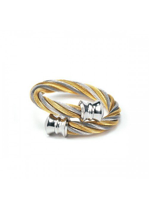 Charriol Celtic Ring | Steel & Yellow Gold | Ref 02-801-1217-0