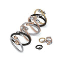 Ring - 'Celtic' in Stainless Grey and Rose Gold (02-102-1217-0)