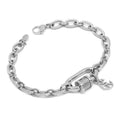 Charriol Forever Lock Bracelet — Stainless Grey — Ref. 06-101-1139-29 — view 2