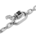 Charriol Forever Lock Bracelet — Stainless Grey & Black — Ref. 06-301-1139-29 — view 2