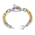 Charriol Forever Lock Bracelet — Stainless Grey & Yellow Gold — Ref. 06-108-1139-29 — view 4