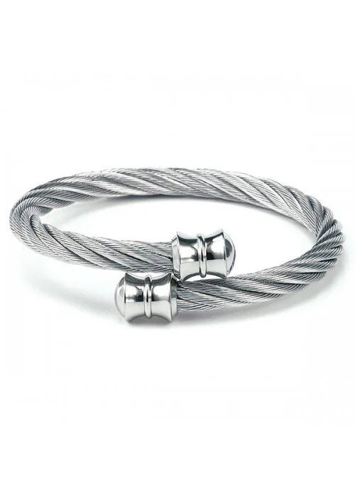 Bangle - 'Celtic' in Stainless Grey (04-101-1217-0)