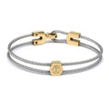 Charriol Coup de Foudre Bracelet — Stainless Grey & Yellow Gold — Ref. 04-104-1269-0 — view 2
