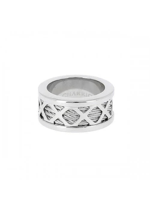 Charriol Forever Ring | Stainless Steel, Size 56 | Ref 02-01-1139-1